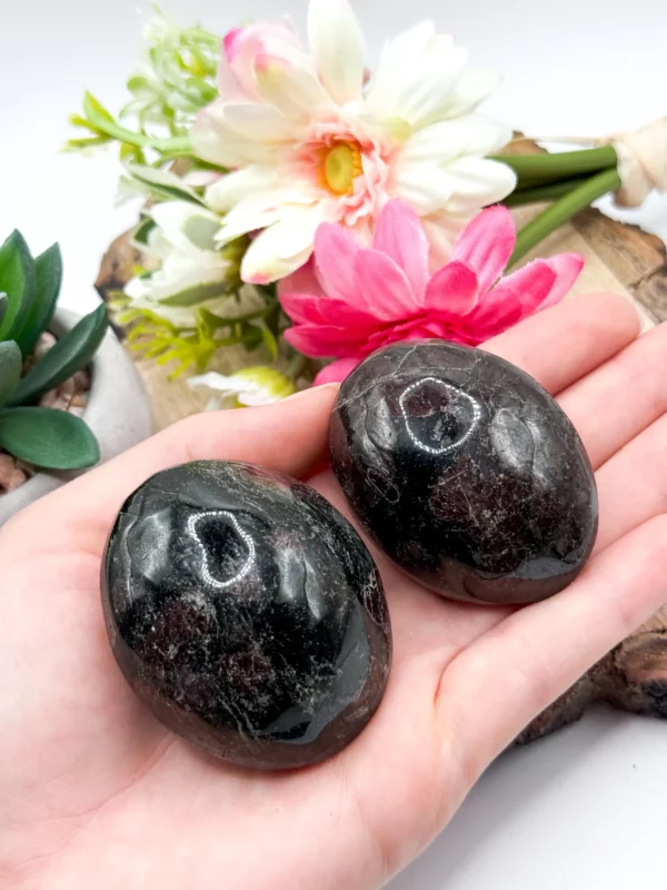 50mm Garnet Palmstone