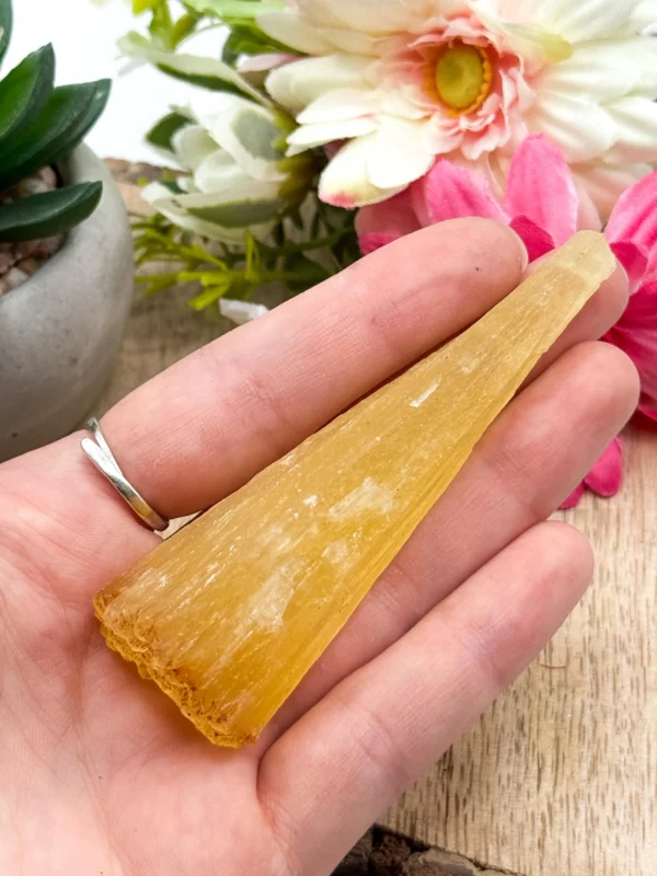 Good Quality Raw Orange Aragonite Specimen, Yellow Aragonite, Lemon Aragonite, Rough Lemon Aragonite Crystal - Image 2