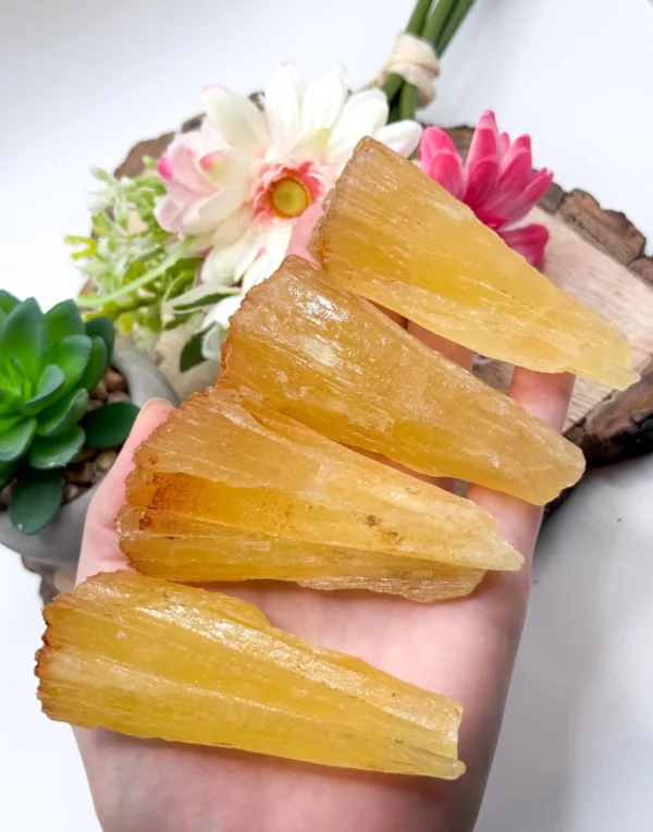 Good Quality Raw Orange Aragonite Specimen, Yellow Aragonite, Lemon Aragonite, Rough Lemon Aragonite Crystal