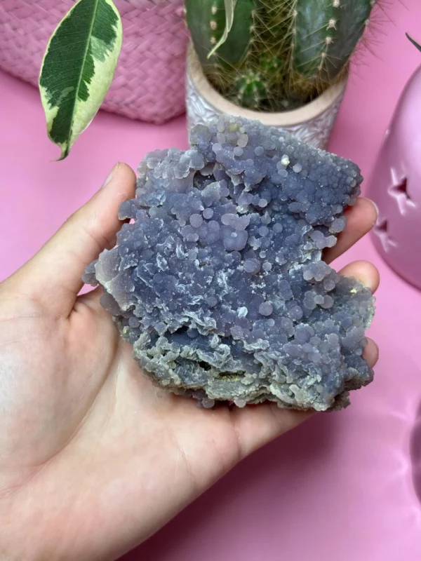 Gorgeous Piece of Grape Agate Chalchedony Cluster from Indonesia, Large Grape Agate Specimen #4