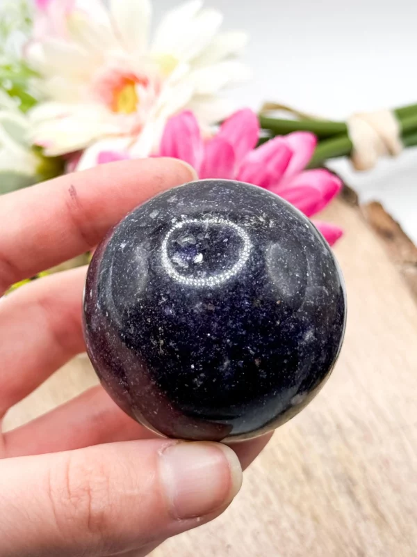 50mm Lepidolite Sphere, Medium Size - Image 2